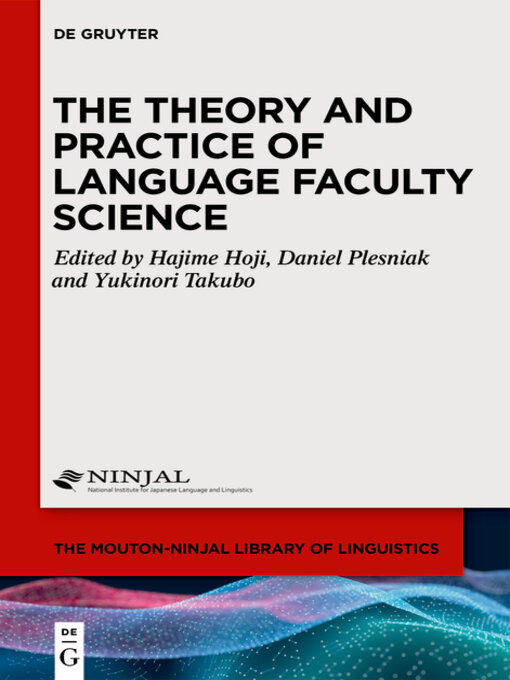 Cover image for The Theory and Practice of Language Faculty Science